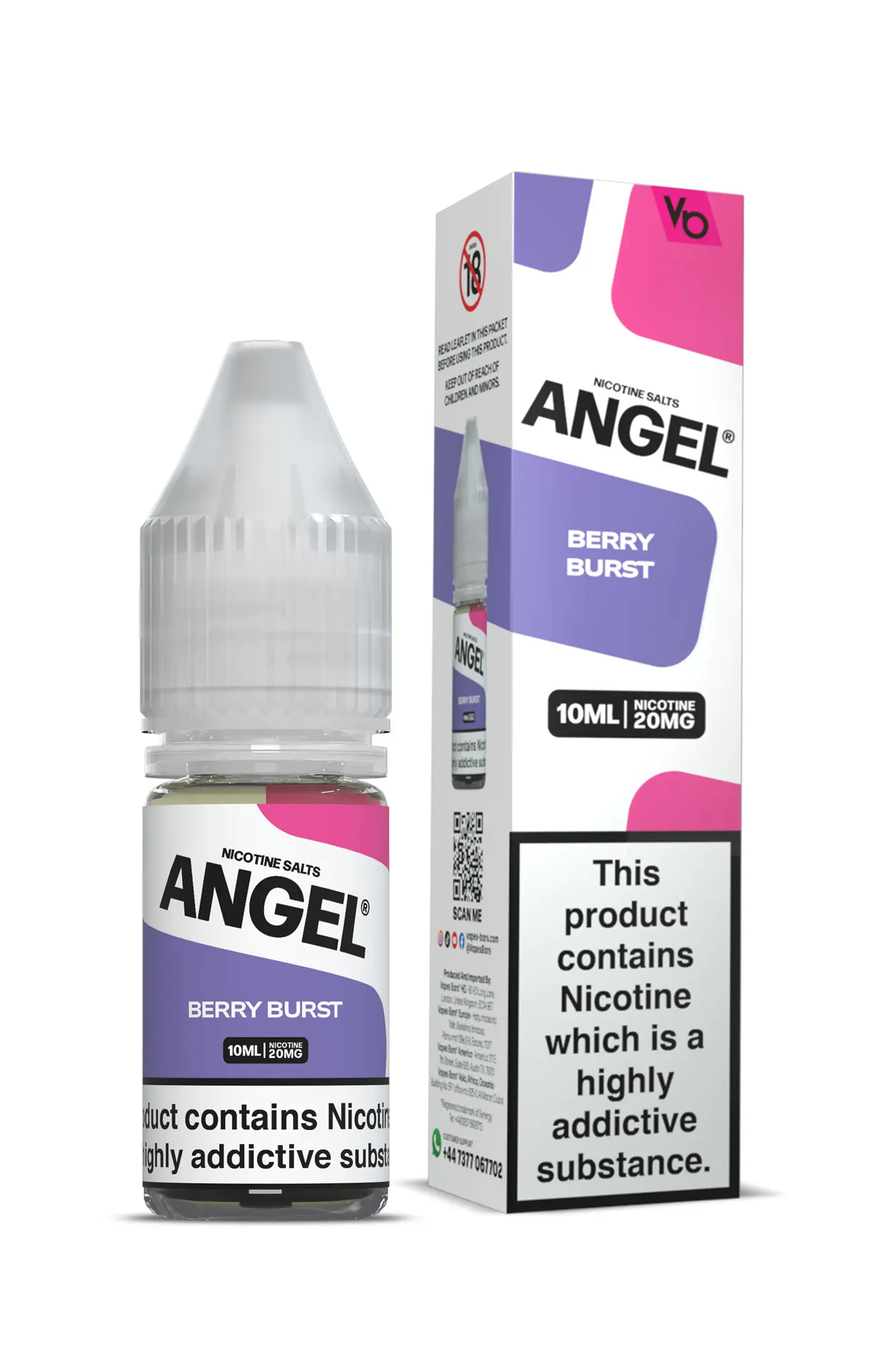 Angel Nic Salt E-Liquid 10ml by Vapes Bars