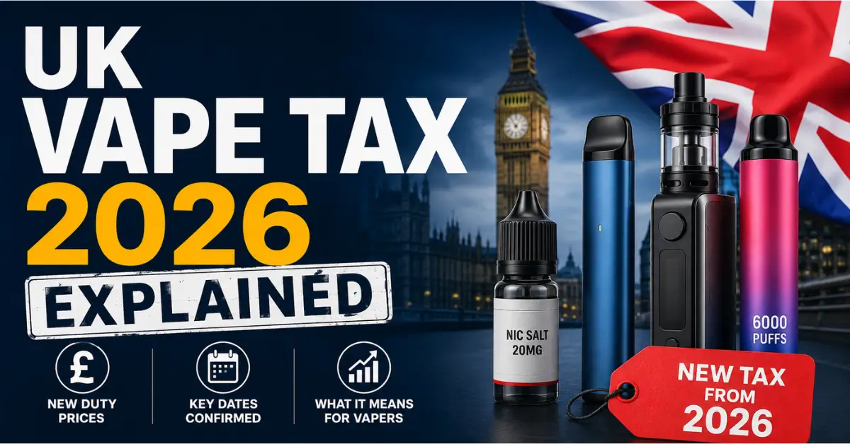 UK Vape Tax 2026 Explained | New Duty Prices & Dates | Vape Station