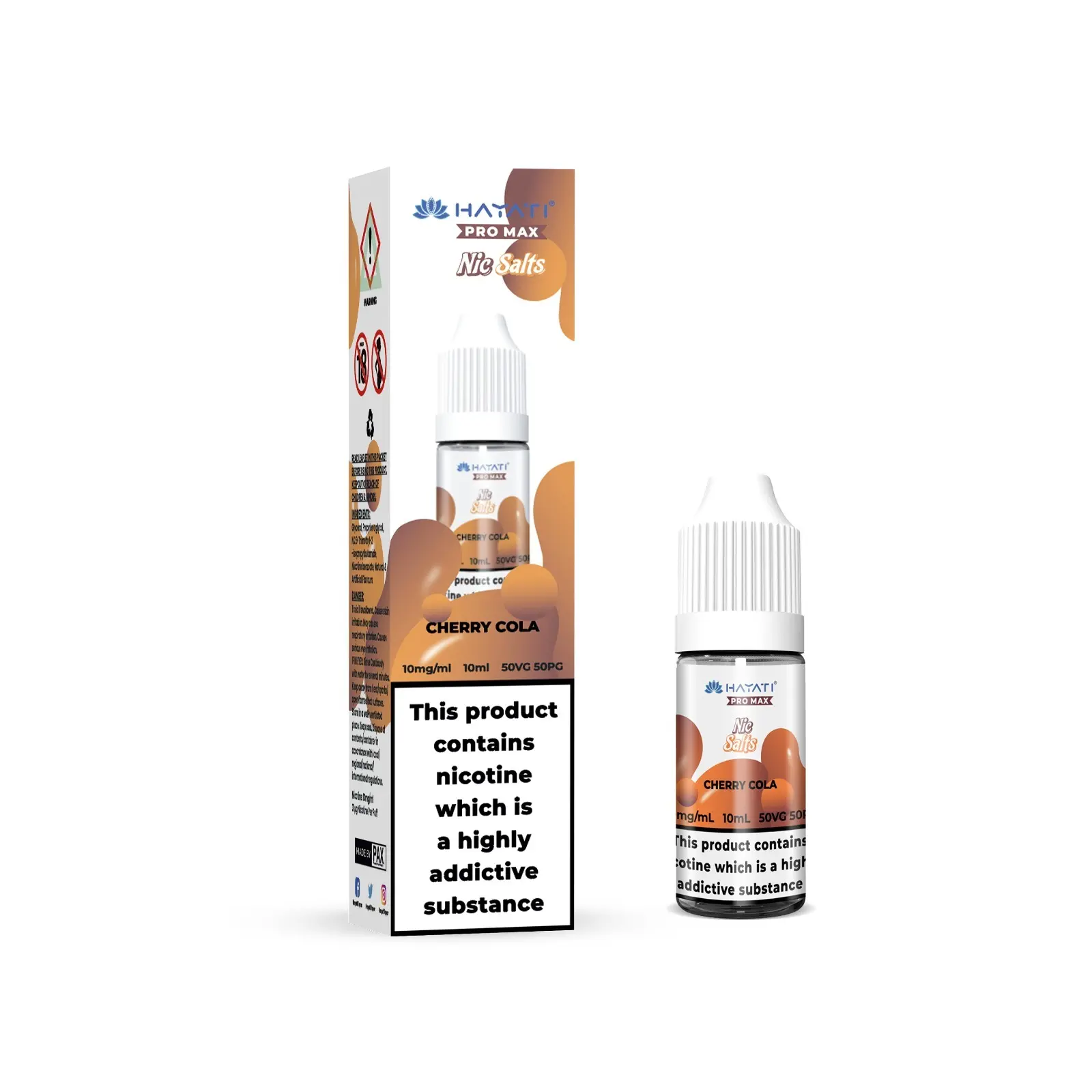 Cherry Cola Pro Max Nic Salt E-Liquid by Hayati 10ml