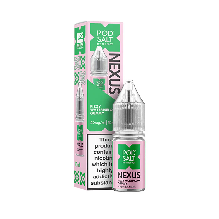 Fizzy Watermelon Gummy Nic Salt E-Liquid by Pod Salt Nexus 10ml
