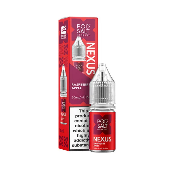 Raspberry Apple Nic Salt E-Liquid by Pod Salt Nexus 10ml